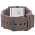 Danish Design Pico² IV16Q1292 Damen Armbanduhr Grau • Rechteckiges Gehäuse • Veganes Mikrofaserarmband, Bild 4
