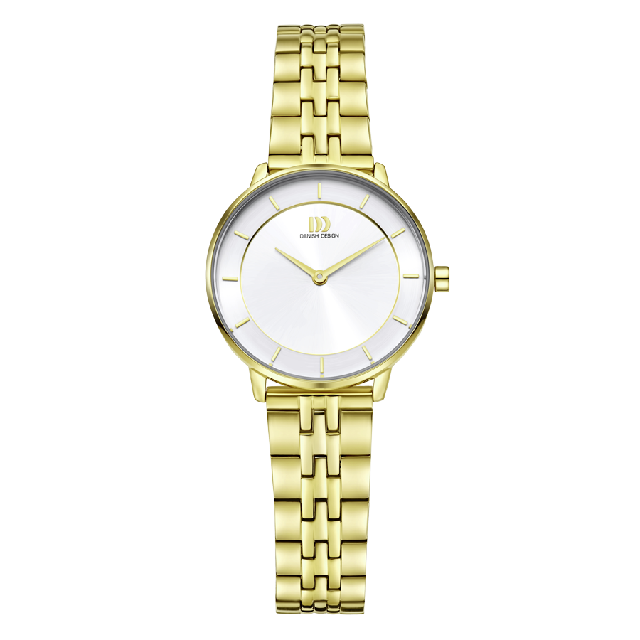 Danish Design Lana IV91Q1294 Damenuhr Gold • Mineralglas • Analoges Quarzwerk