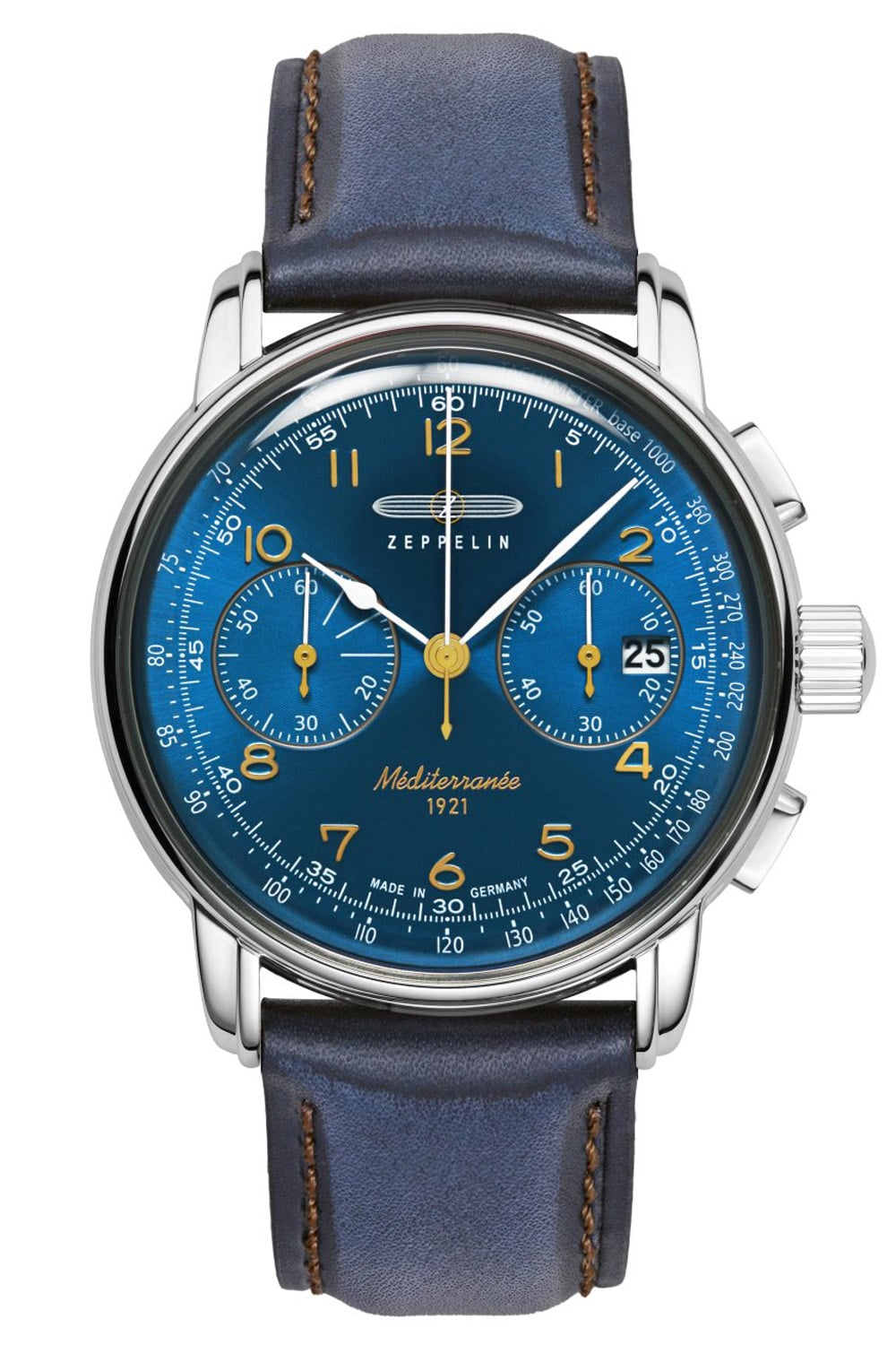 Zeppelin 100 Jahre Méditerranée 9670-3 Herren • Chronograph • Blaues Zifferblatt