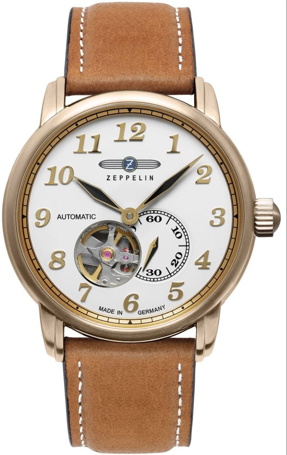 Orologio da uomo Zeppelin LZ 127 Graf Zeppelin 7664-1 • Made in Germany • Automatico