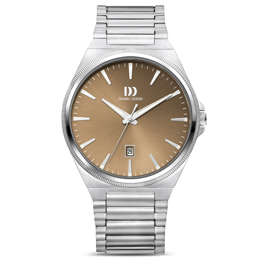 Danish Design DKx Pro IQ97Q1303 Herrenuhr Haselnussbraun • Saphirglas • Quarzwerk