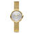 Danish Design Amelia Ripple IV05Q1307 Damenuhr Gold • Milanaise-Armband • Mineraluhrenglas