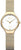 Bering Classic 13326-334 Orologio da Donna • Vetro Zaffiro Antigraffio • Bracciale Milanaise Raffinato