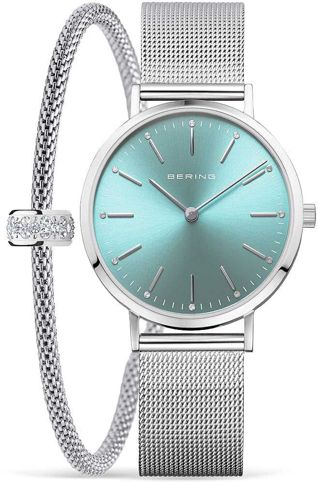 Orologio da donna Bering 14134-005-GWP • Vetro zaffiro • Maglia milanese