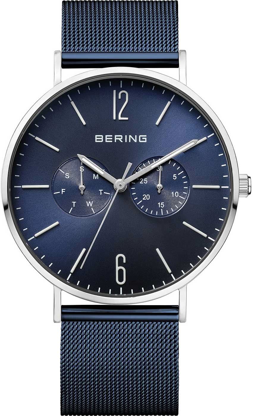 Orologio da uomo Bering Classic 14240-303 • Vetro zaffiro • Maglia milanese