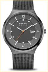 Orologio da uomo Bering Solar 14442-077 • Vetro zaffiro • Maglia milanese