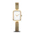 Bering Classic 14520-334-GWP Damenuhr Set Golden Glacier • Saphirglas • Milanaise-Armband