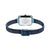Bering Petite Square 14520-398 Orologio da Donna • Vetro Zaffiro Antigraffio • Bracciale Milanaise Blu