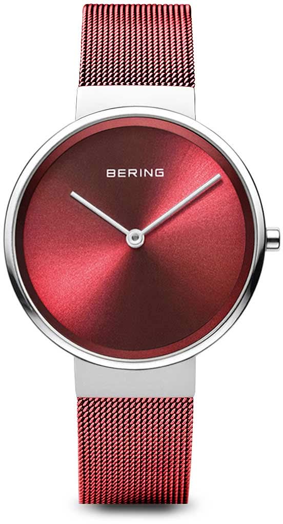 Bering Classic 14531-303 Orologio da Donna • Vetro Zaffiro Antigraffio • Bracciale Milanaise Raffinato