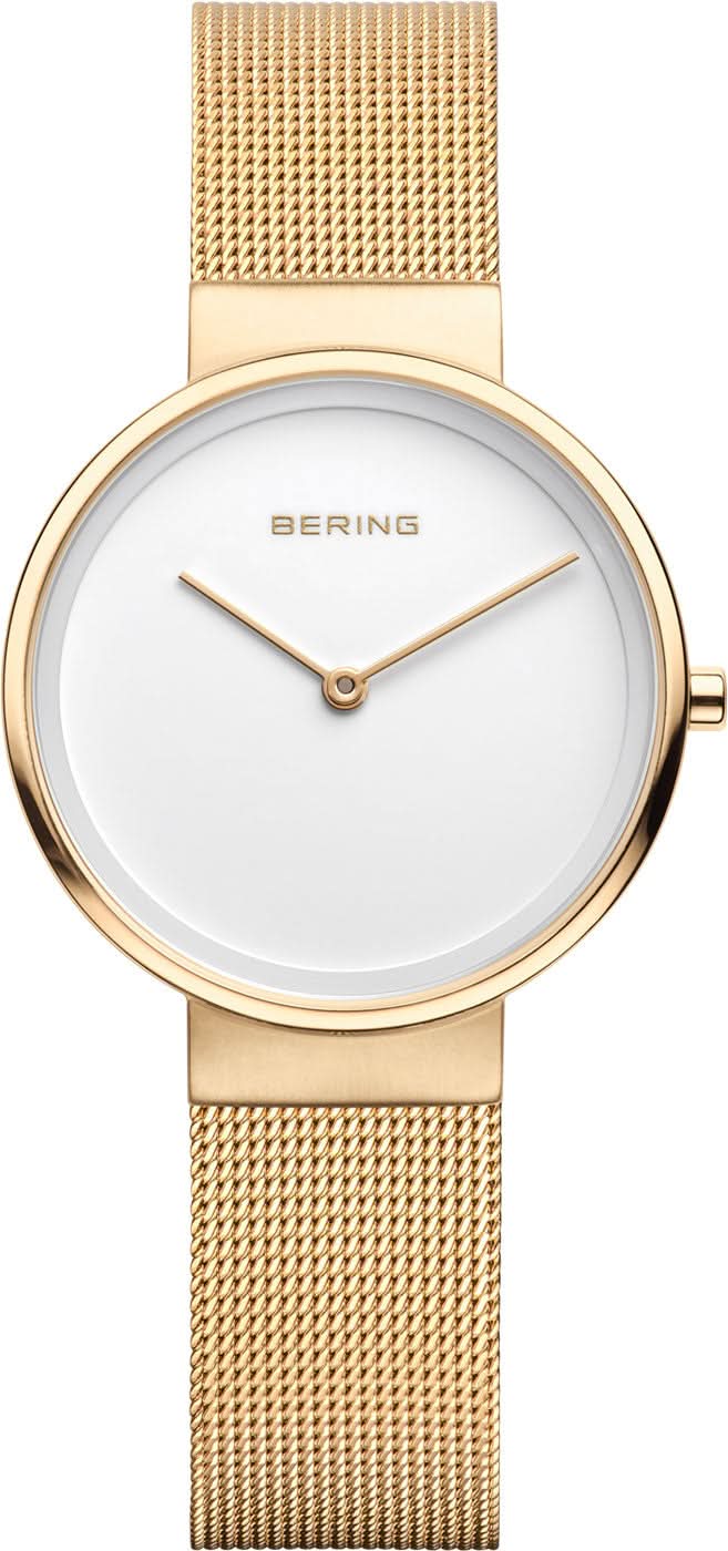 Bering Classic 14531-334 Orologio da Donna • Vetro Zaffiro antigraffio • Bracciale Milanaise pregiato
