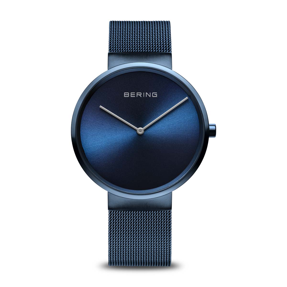 Bering Classic 14539-397 Unisex Armbanduhr Blau • Saphirglas • Milanaise-Armband