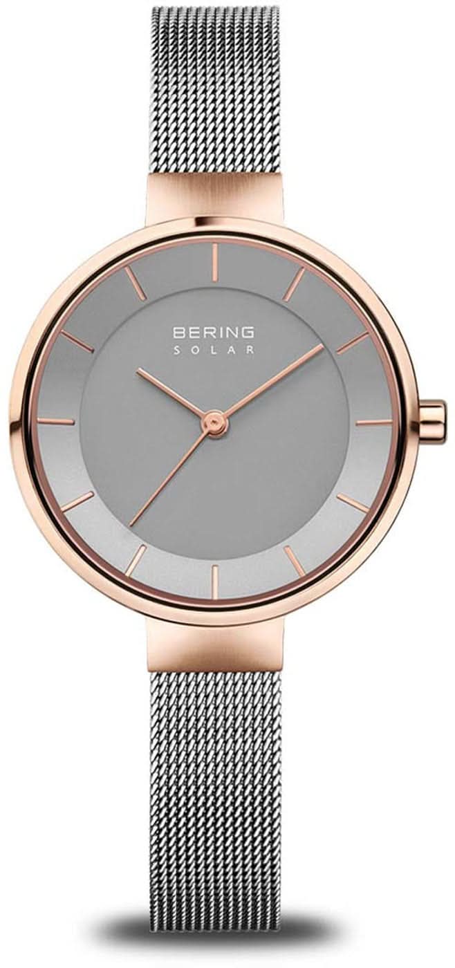 Orologio da donna Bering Solar 14631-369 • Vetro zaffiro • Maglia milanese