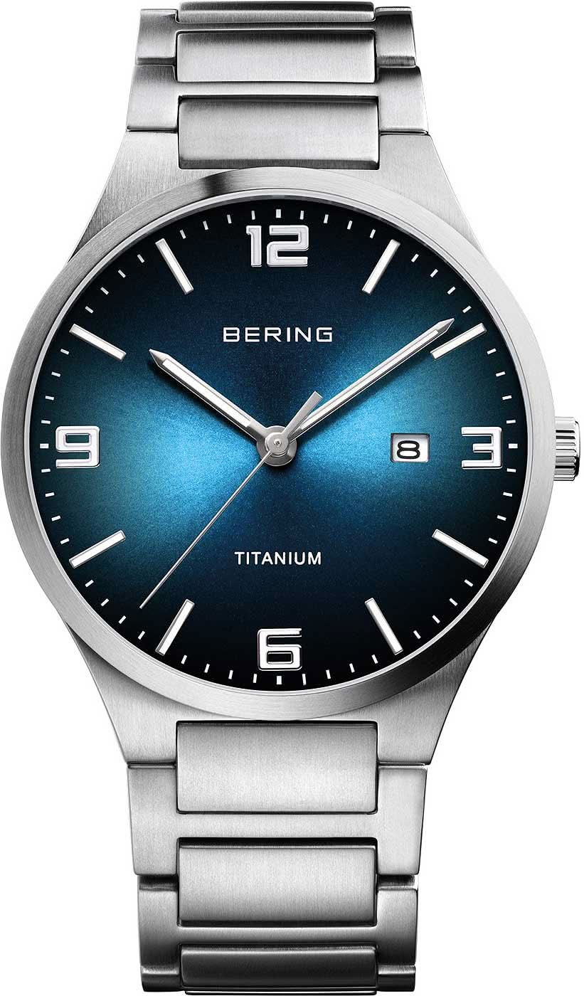 Orologio da uomo Bering Titanium 15240-777 • Vetro zaffiro antigraffio • Titanio leggero