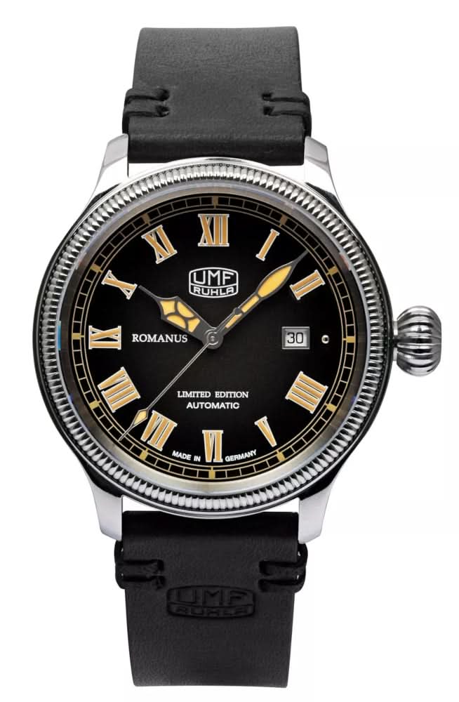 Orologio da uomo UMF Ruhla Edizione Limitata Romanus 1558-2 • Made in Germany • Vetro zaffiro
