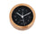 Karlsson Neat Round KA5923BK Wecker Schwarz • Geräuschloses Sweep-Uhrwerk • Nachhaltiges Bambus-Gehäuse, Bild 2