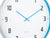 Karlsson Sporty KA5969BB Wanduhr Hellblau • Sportliches Design • Aluminium-Gehäuse, Bild 3