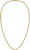 Collana a catena corazzata color oro, design a maglie fini