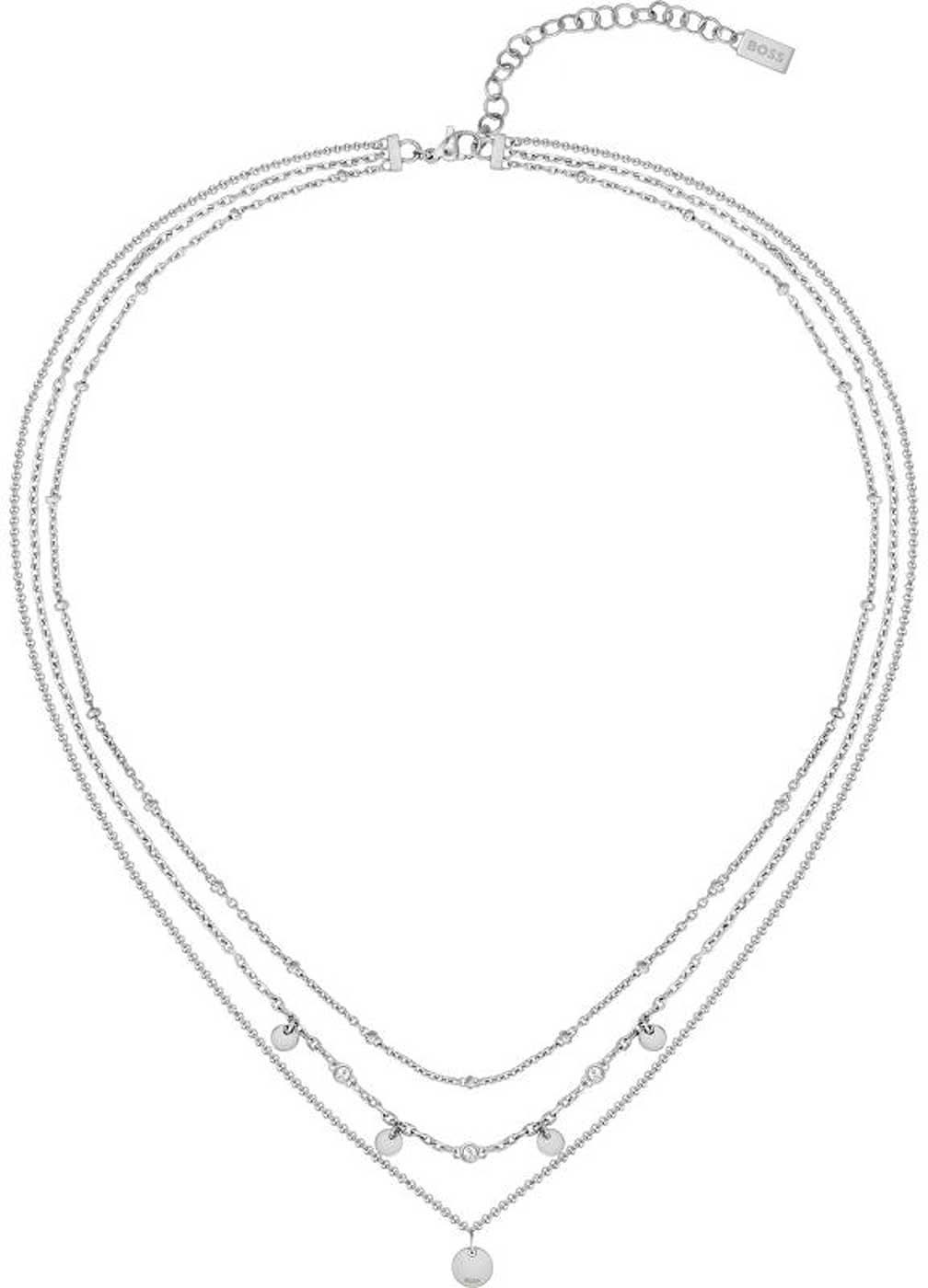Boss Jewelry 1580330 - Collana multistrato IRIS con ciondoli