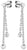 Boss Jewelry 1580332 - Orecchini pendenti IRIS con ciondoli rotondi e pietra