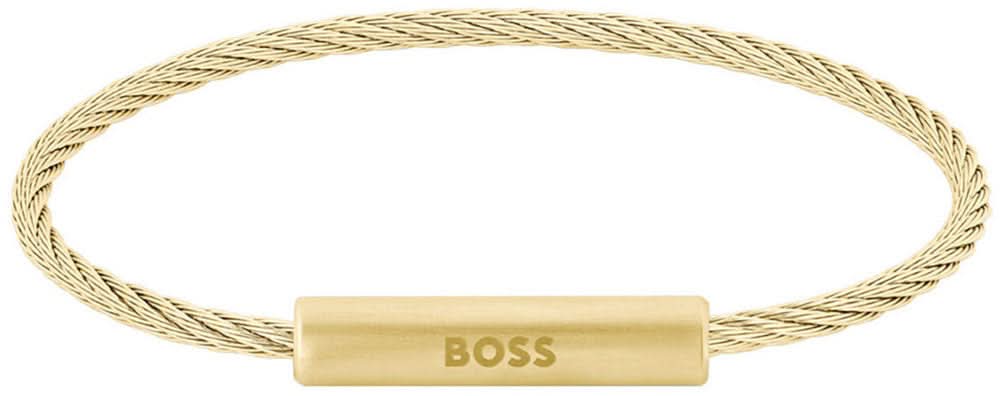 Boss Jewelry 1580388 - Bracciale in acciaio inossidabile ALEK oro giallo