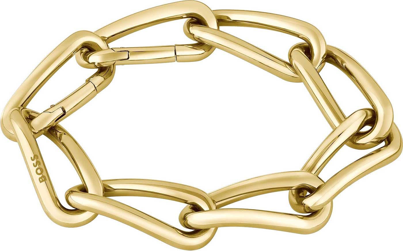 Boss Jewelry 1580438 - Bracciale MELYA largo con chiusura a moschettone