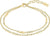 Boss Jewelry 1580450 - Bracciale a doppio filo LARIA con elementi di collegamento
