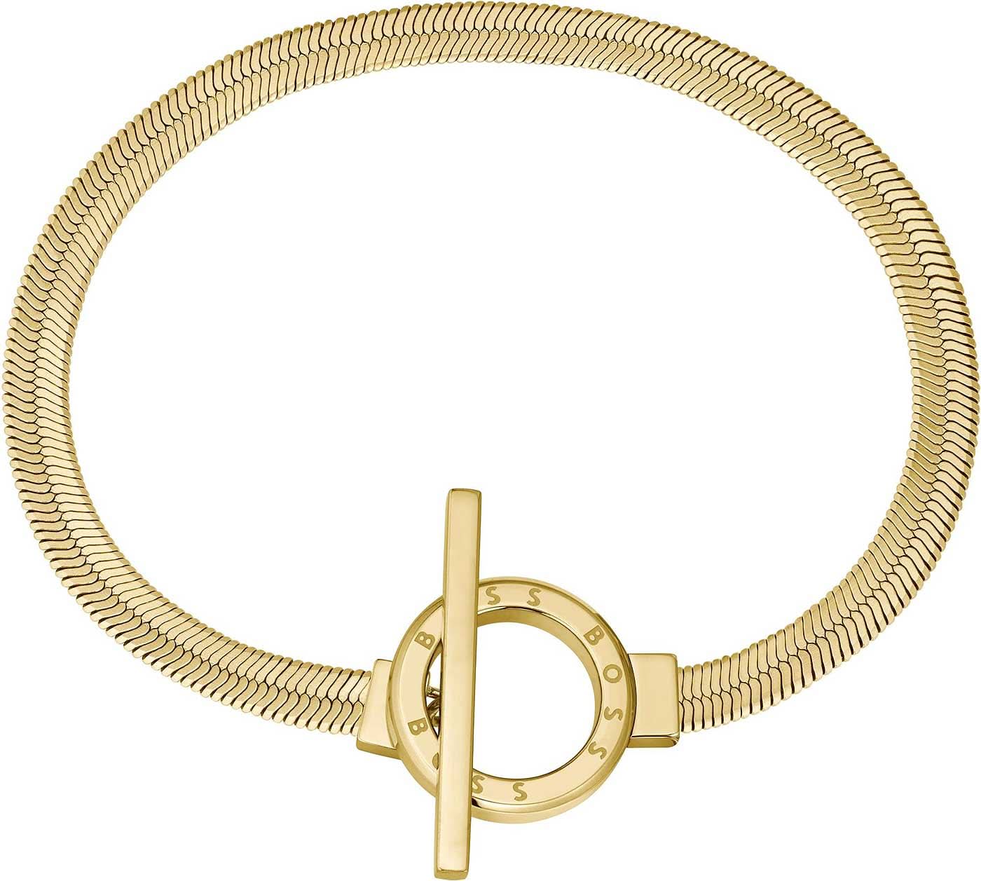 Boss Jewelry 1580487 - Bracciale a spina di pesce ZIA con chiusura a T