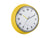 Karlsson Modern Retro KA6006YE Wanduhr Leuchtelb • Sweep-Uhrwerk • Retro-Design