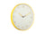 Karlsson Lined Numbers KA6013BY Wanduhr Hellgelb • Geräuschloses Sweep-Uhrwerk • Designer Duo Boxtel & Buijs, Bild 2