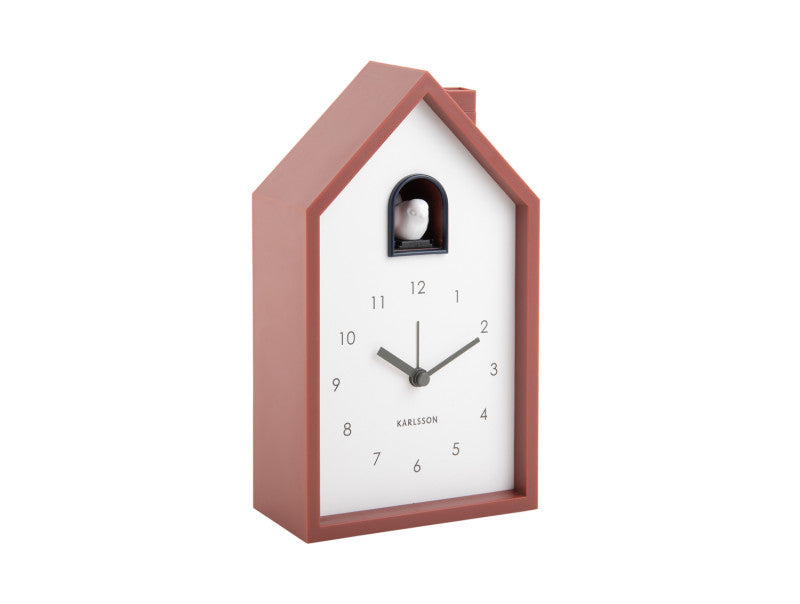 Karlsson Modern Cuckoo KA6015YE Wecker • Kuckucksruf • Schrittmotor
