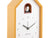 Karlsson Modern Cuckoo KA6015 Wecker • Kuckucksruf • ABS-Gehäuse
