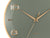 Karlsson Sienna Glow KA6017GR Wanduhr Dschungelgrün • Goldene Zeiger & Indizes • Konvexe Linse, Bild 3