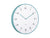 Karlsson Circus Rings KA6011BL Wanduhr Türkisblau • Sweep-Uhrwerk • Eisenring-Design