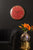 Karlsson Sienna Glow KA6017RD Wanduhr Rot • Skandinavisches Design • Goldene Zeiger und Indizes, Bild 4