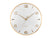 Karlsson Sienna Glow KA6017WH Wanduhr Weiß • Goldene Zeiger & Indizes • Konvexlinse