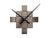 Karlsson DIY Cubic Metallic KA5974GY Wanduhr Dunkelgrau Metallic • DIY Würfel-Design • Modernes Quarzwerk, Bild 2