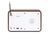 Karlsson FM Radio KA6036DW Wecker Dunkelholz • FM-Radio mit Teleskopantenne • Digitales Display mit Temperatur, Bild 5