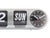 Karlsson Tube Flip KA6032SI Wanduhr Silber • Klappzahlen-Datumsanzeige • Retro-Design, Bild 3
