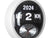 Karlsson Round Flip KA6030WH Wanduhr Weiß • Klappzahlen-Kalender • Analoge Zeitanzeige, Bild 3