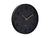 Karlsson Calma KA6041BK Wanduhr Schwarz • Geräuschloses Sweep-Uhrwerk • Skandinavisches Design