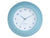 Karlsson Tender Rib KA6048BL Wanduhr Misty Blue • Geräuschloses Sweep-Uhrwerk • Reliefstruktur-Zifferblatt