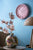 Karlsson Elevated Classic Numbers KA6052LP Wanduhr Soft Pink • Geräuschloses Sweep-Uhrwerk • Modernes Monochromes Design
