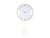 Karlsson Cheeky Dome Pendulum KA6058LY Wanduhr Gelb • Sweep-Uhrwerk • Transparente Kuppel