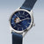 Orologio da uomo automatico Bering 16743-307 • Vetro zaffiro antigraffio • Bracciale milanese blu