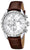 Festina Cronografo con cinturino in pelle marrone e quadrante argentato