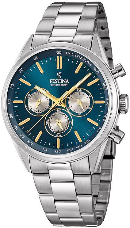Orologio da uomo Festina Timeless F16820/C • Design sportivo • Acciaio inossidabile