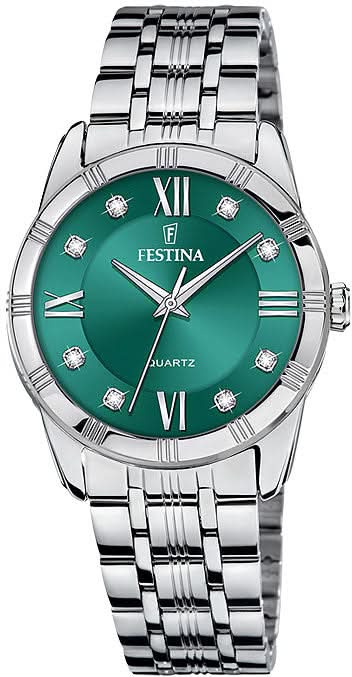 Orologio da donna Festina Mademoiselle F16940/F • Acciaio inossidabile • Cristalli