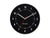 Karlsson Fresco KA6038BK Wanduhr Schwarz • Geräuschloses Sweep-Uhrwerk • Skandinavisches Design, Bild 2