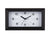 Karlsson Lujo Rectangle KA6066BK Wecker Schwarz • Geräuschloses Sweep-Uhrwerk • Retro-Design, Bild 2