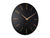Karlsson Esmerado Large KA6073BK Wanduhr Schwarz • Sweep-Uhrwerk • Offenes Zifferblatt